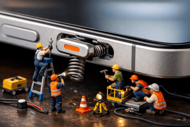 Как включить беззвучный режим на Айфоне без переключателя: если сломан рычажок или занята Action Button. Фото.