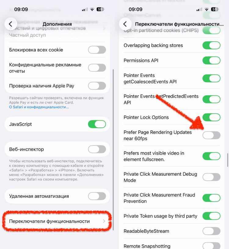 Как увеличить плавность работы Safari на iPhone и iPad. Всего одна настройка и Safari будет «летать». Фото.