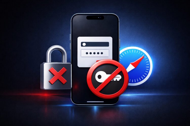 Как запретить Safari создавать и сохранять пароли на iPhone. Фото.