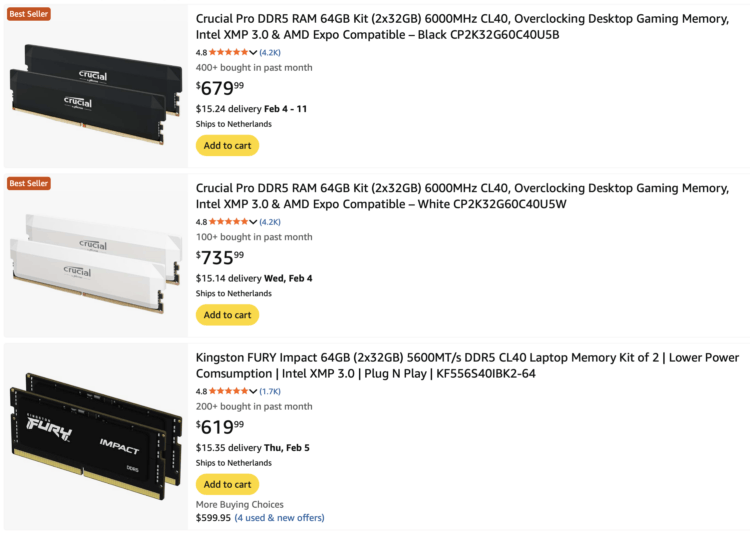 Почему Apple продает оперативку так дорого. Всего за 4 месяца цены на память поднялись минимум в 3-4 раза. Фото.