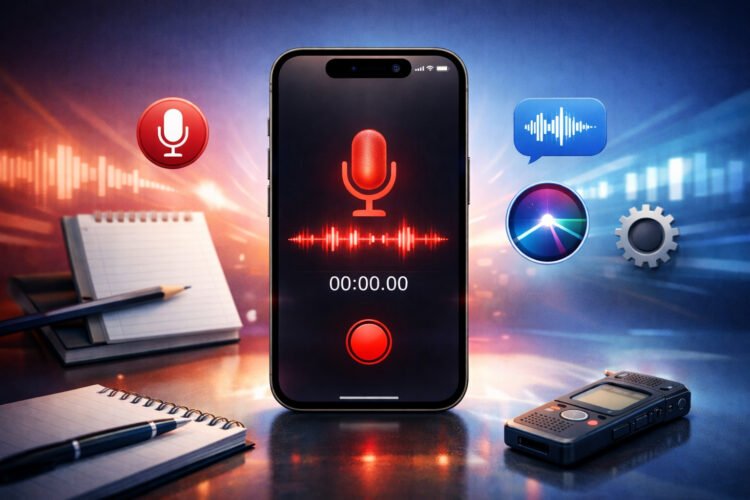 Как быстро включить запись голоса на айфоне. Собрали все способы. Фото.