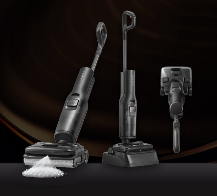 Что умеет Roborock F25 ACE Pro. Моющий вертикальный пылесос со своей станцией обслуживания. Фото.