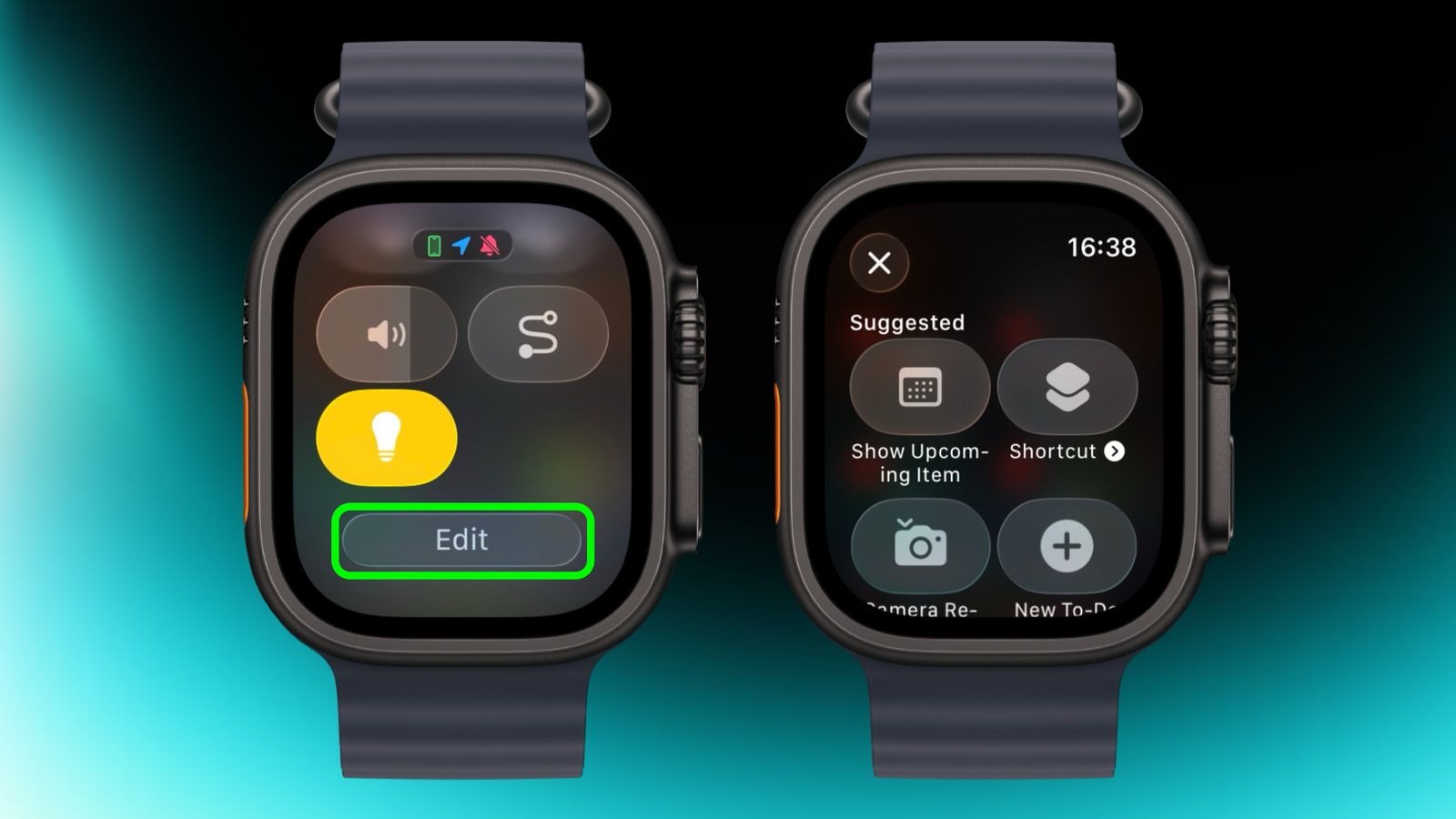 15 полезных советов по использованию Apple Watch. Из пункта управления можно убрать всё лишнее и добавить новые переключатели. Изображение: macrumors.com. Фото.
