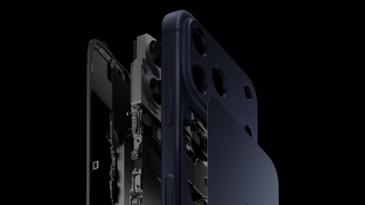 Сколько держит батарейку айфон 17. Будущие модели, вероятно, будут вообще без лотков. Изображение: macrumors.com. Фото.