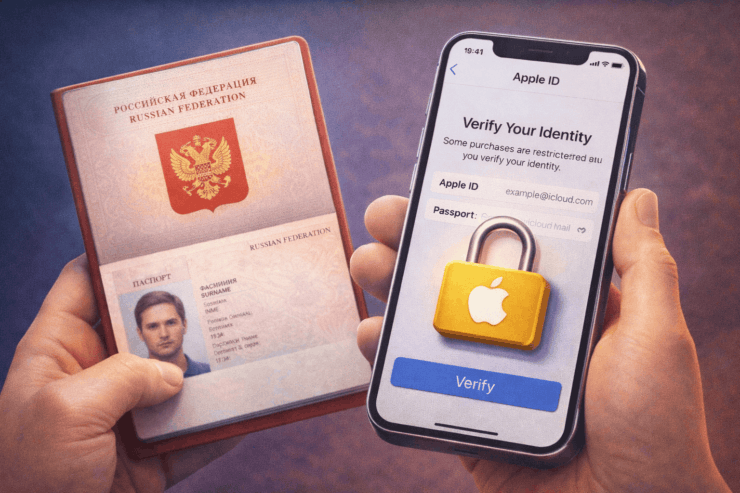 Заблокировалась учетная запись Айфона в России. В чем причина и как разблокировать iCloud. Теперь Apple может попросить у вас паспорт. Зачем? Фото.