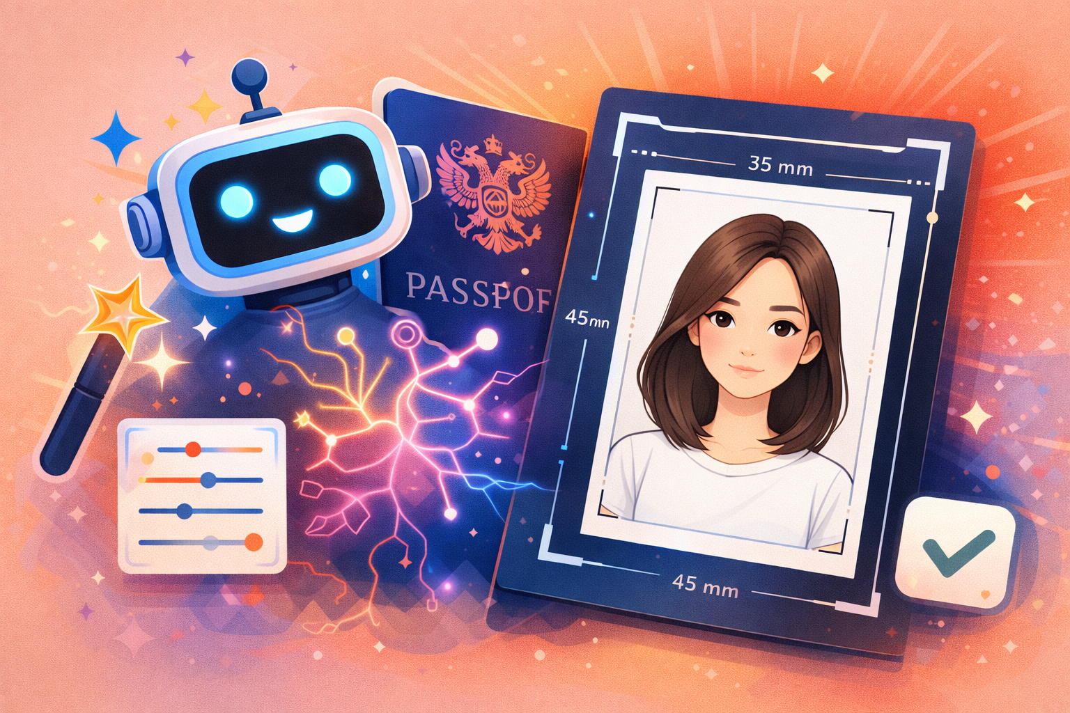Как сделать фото на паспорт с помощью нейросети. Ловите советы и готовый промт для ИИ