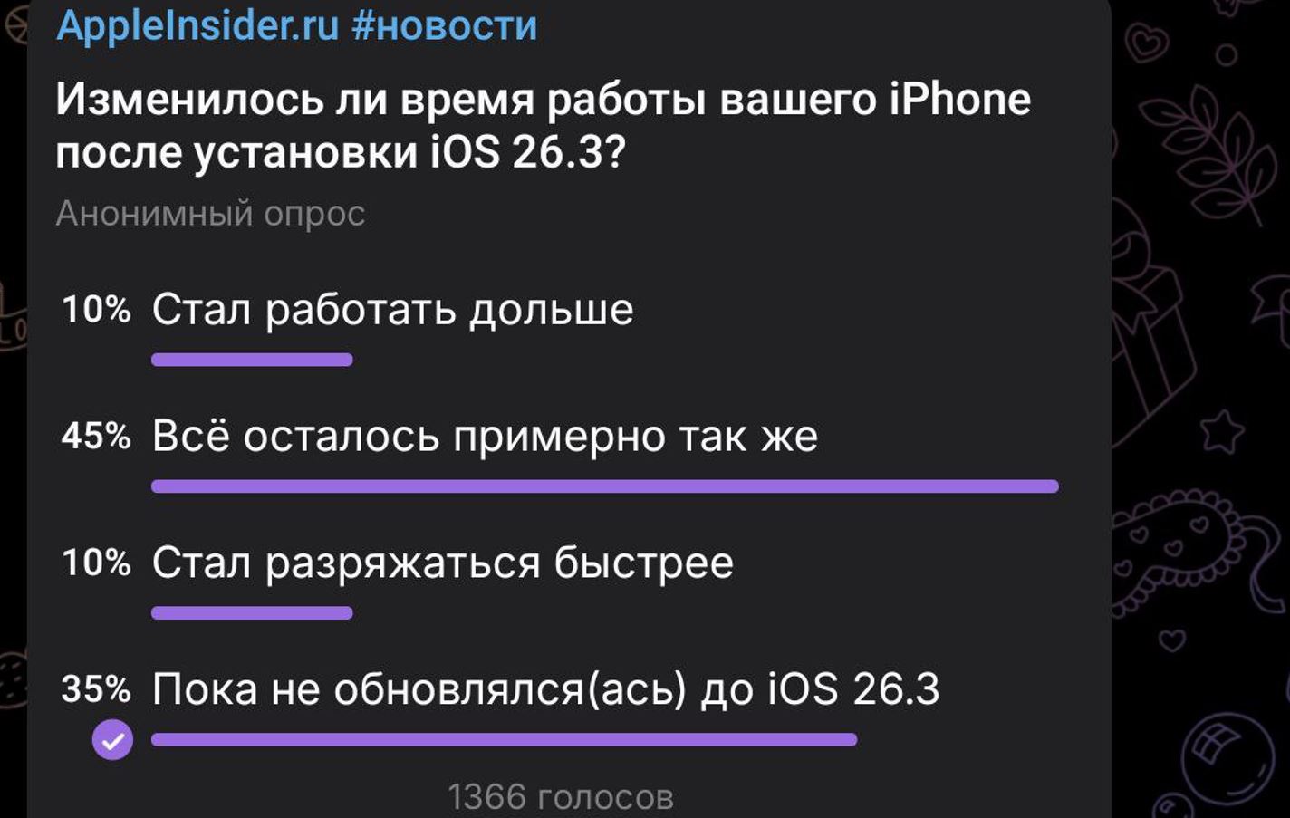 Стоит ли качать iOS 26.3. Наши читатели рассказали о своих ощущениях от iOS 26.3. Стоит ли качать iOS 26.3. Наши читатели рассказали о своих ощущениях от iOS 26.3. Фото.
