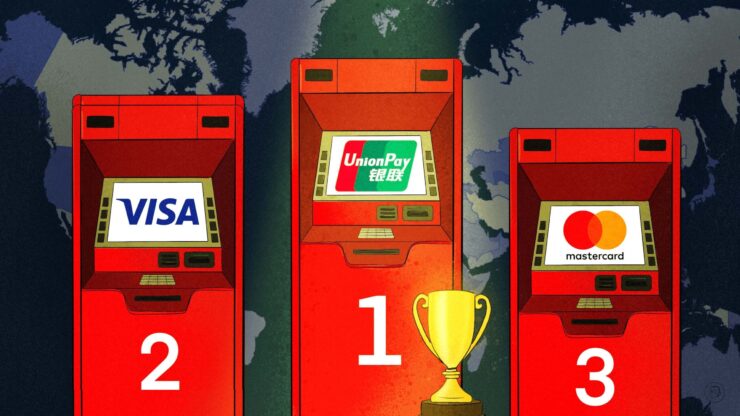 Что такое UnionPay и чем отличается от Visa или Mastercard. Платежная система UnionPay легко конкурирует с другими. Изображение: thechinaproject.com. Фото.