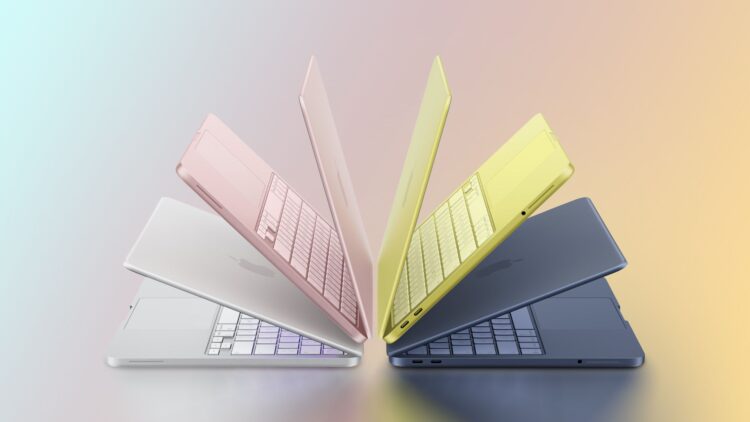 Подробности про новый MacBook Neo 2 — возможно, первый MacBook с сенсорным экраном. Фото.