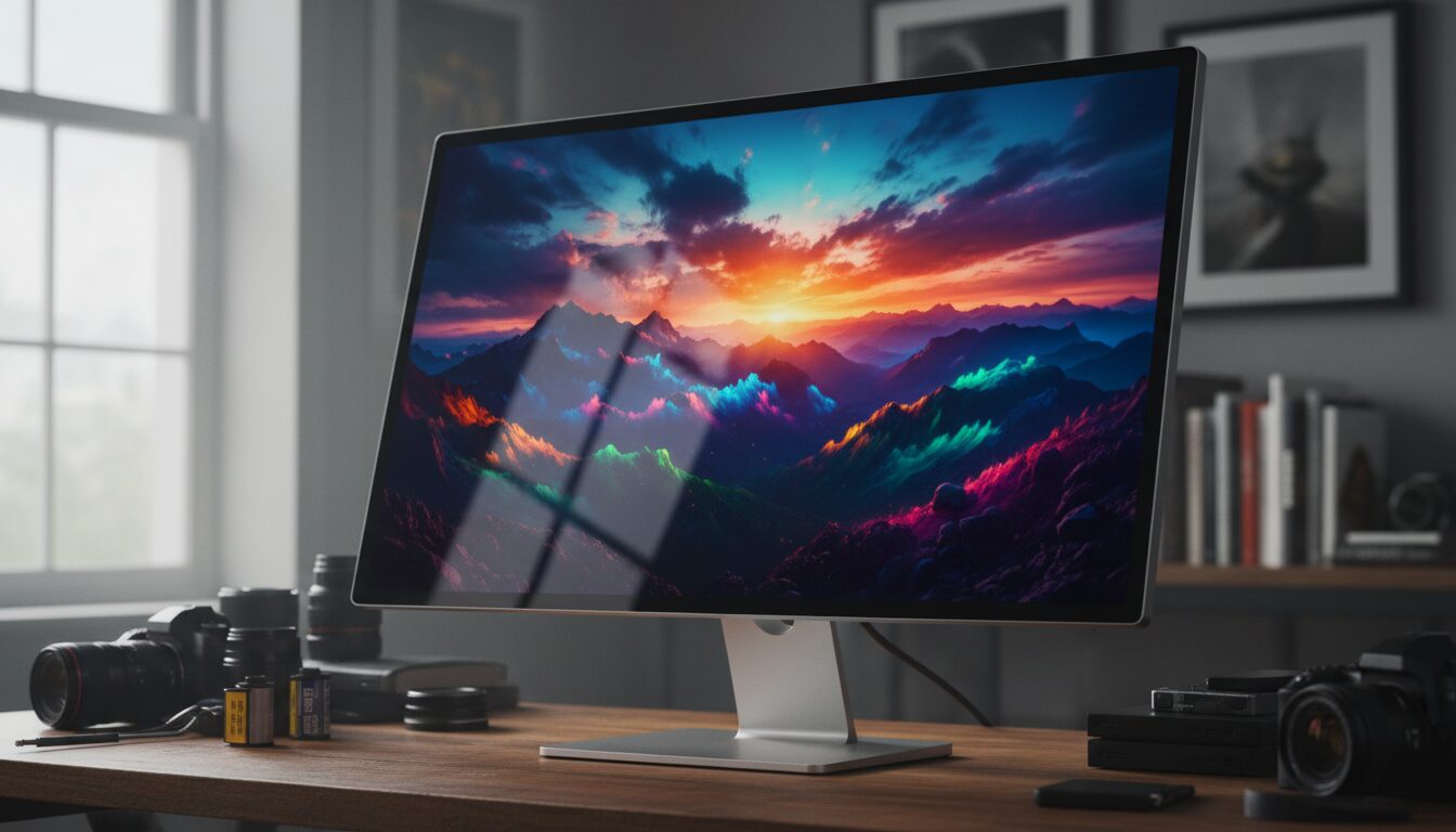 Какие минусы у Studio Display XDR. Феноменальная сборка, но встроенный кабель питания — это, пожалуй, самая раздражающая деталь для тех, кто любит порядок на столе. Фото.