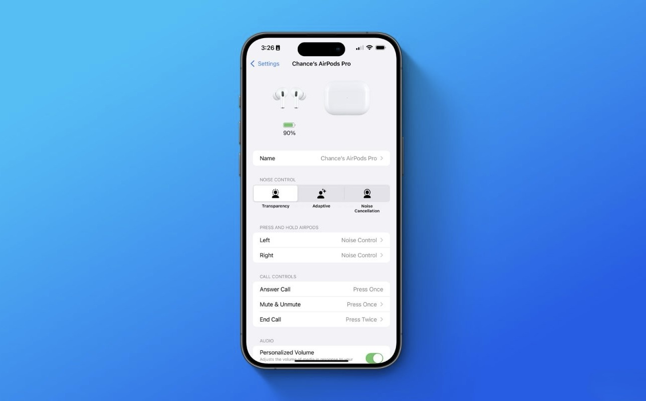 Как настроить управление AirPods. В настройках AirPods проверьте, какие жесты и для чего у вас включены. Изображение: 9to5mac.com. Фото.