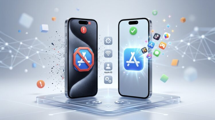 Не открывается App Store на iPhone: что делать и как исправить. Фото.