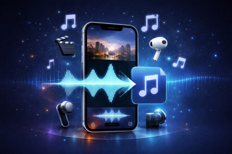 Как извлечь звук из видео на iPhone, Android и компьютере: все способы в 2026 году. Фото.