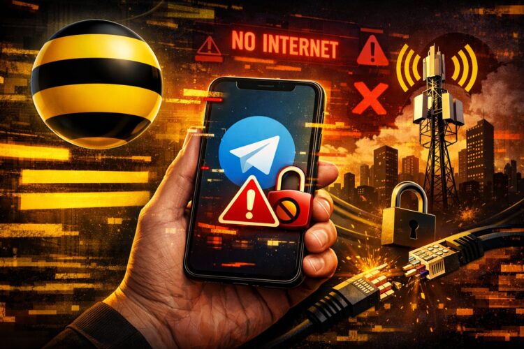 Билайн блокирует интернет из-за Телеграма — правда или фейк? Фото.