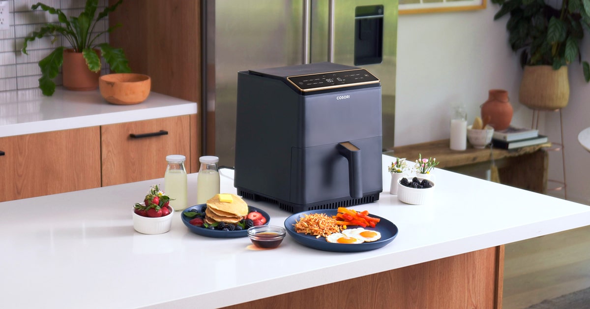 Нашел на OZON аэрогриль COSORI со скидкой и теперь готовлю дома полезную картошку фри. Фото.