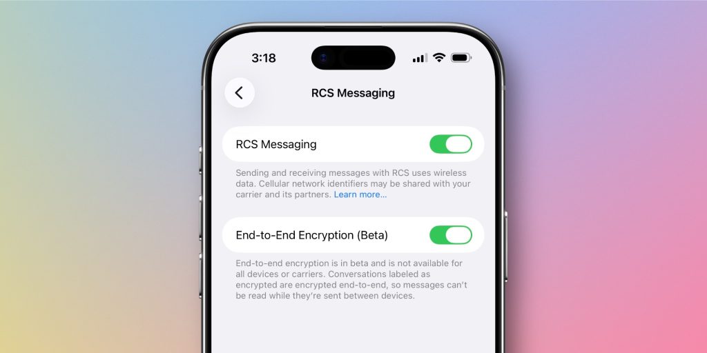 Сквозное шифрование RCS-сообщений между iPhone и Android