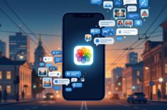 Как общаться через фото на айфоне: лайфхак, который заменяет Телеграм. Фото.