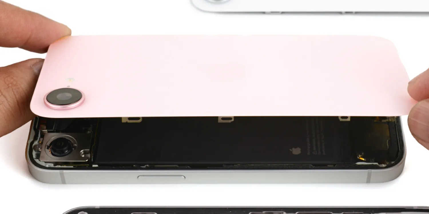 Подходит ли крышка iPhone 17e к iPhone 16e. Задняя панель с MagSafe подходит к 16e. Изображение: 9to5mac.com. Фото.