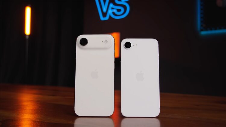 Сравнение iPhone 17e и iPhone Air: что купить. Фото.