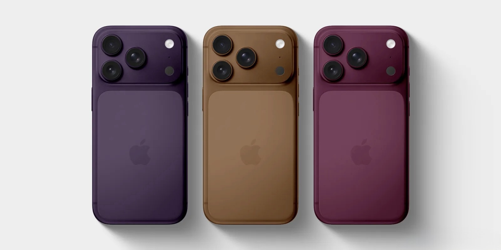 Какие цвета получит iPhone 18 Pro. Один из этих цветов станет флагманом линейки iPhone 18 Pro. Изображение: 9to5mac.com. Фото.