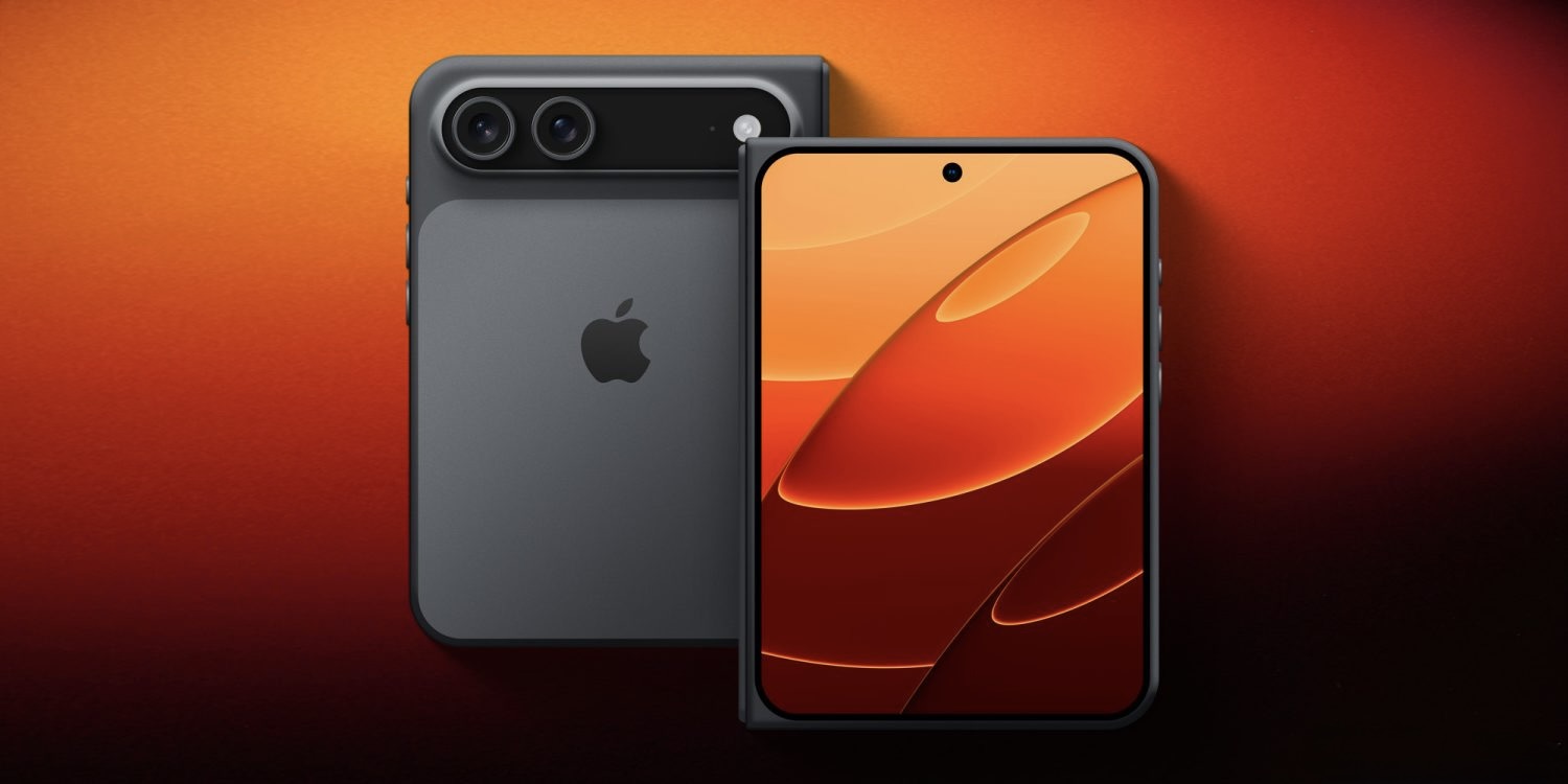 iPhone Fold уже на стадии слухов выглядит интересно. Изображение: 9to5mac.com. Фото.