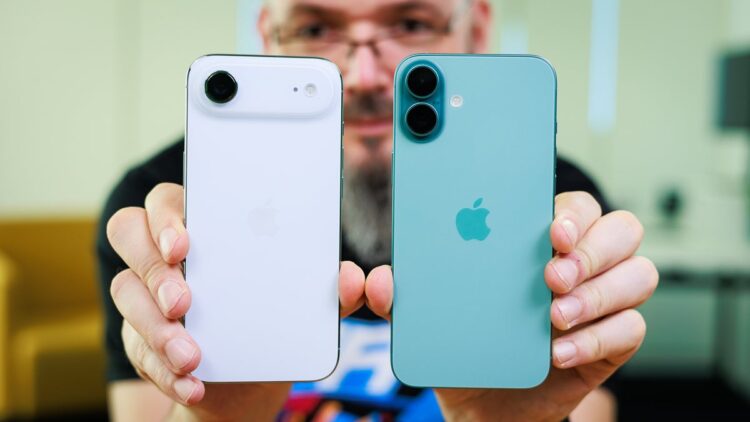 Никому не нужный iPhone Air оказался в 2 раза популярнее iPhone 16 Plus. Фото.