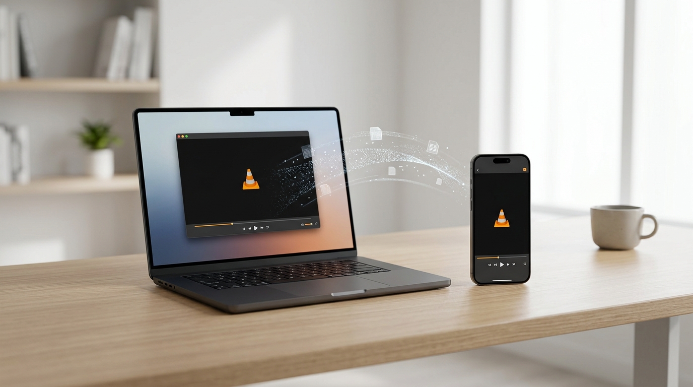 Передача фильма с MacBook на iPhone через VLC по Wi-Fi