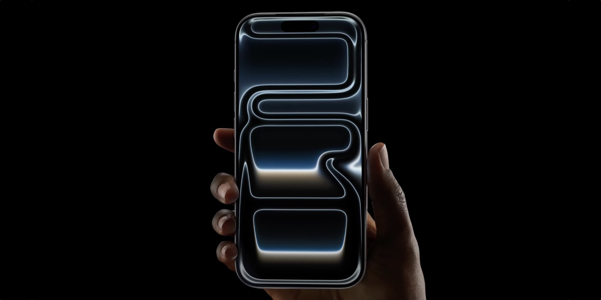 Dynamic Island на текущих iPhone и концепция экрана без выреза