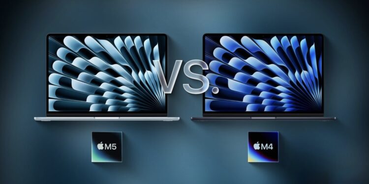 Сравнение MacBook Air M5 и M4: какой ноутбук Apple выбрать. Фото.