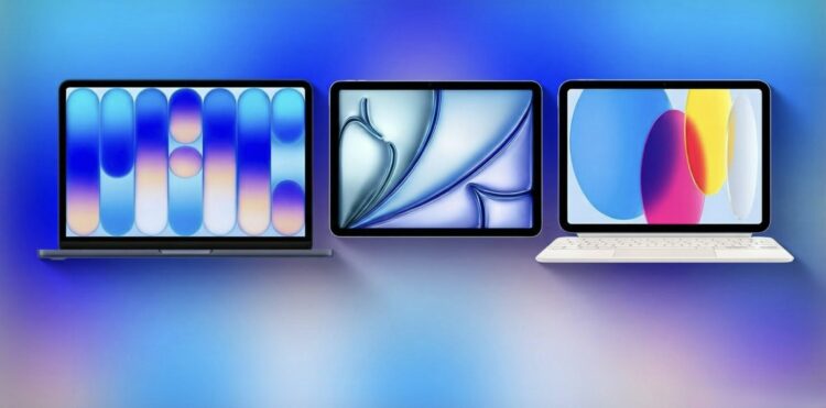 MacBook Neo, iPad Air или обычный iPad: что выбрать при равной цене в России. MacBook Neo, iPad Air или обычный iPad: что выбрать при равной цене в России. Фото.