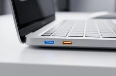 MacBook Neo: какой USB-C порт использовать для максимальной скорости. Фото.