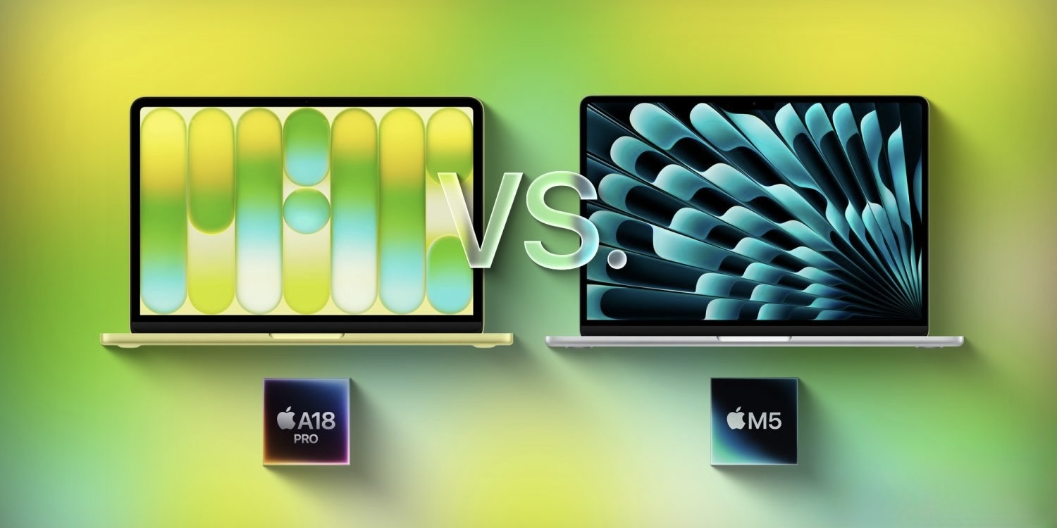 Сравнение MacBook Neo и MacBook Air: какой ноутбук Apple выбрать. Разбираемся в отличиях двух самых недорогих ноутбуков Apple. Изображение: 9to5mac.com. Сравнение MacBook Neo и MacBook Air: какой ноутбук Apple выбрать. Разбираемся в отличиях двух самых недорогих ноутбуков Apple. Изображение: 9to5mac.com. Фото.