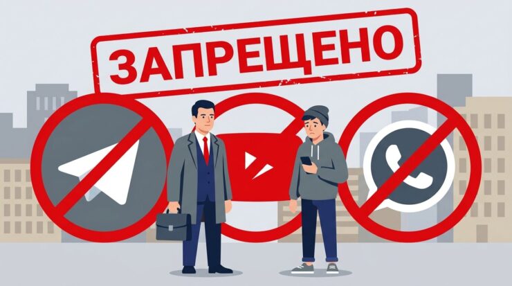 Как Роскомнадзор ограничивал доступ к Telegram, YouTube и WhatsApp. Закон есть, и с ним приходится считаться, хотя многие пока не понимают, как он будет работать. Фото.