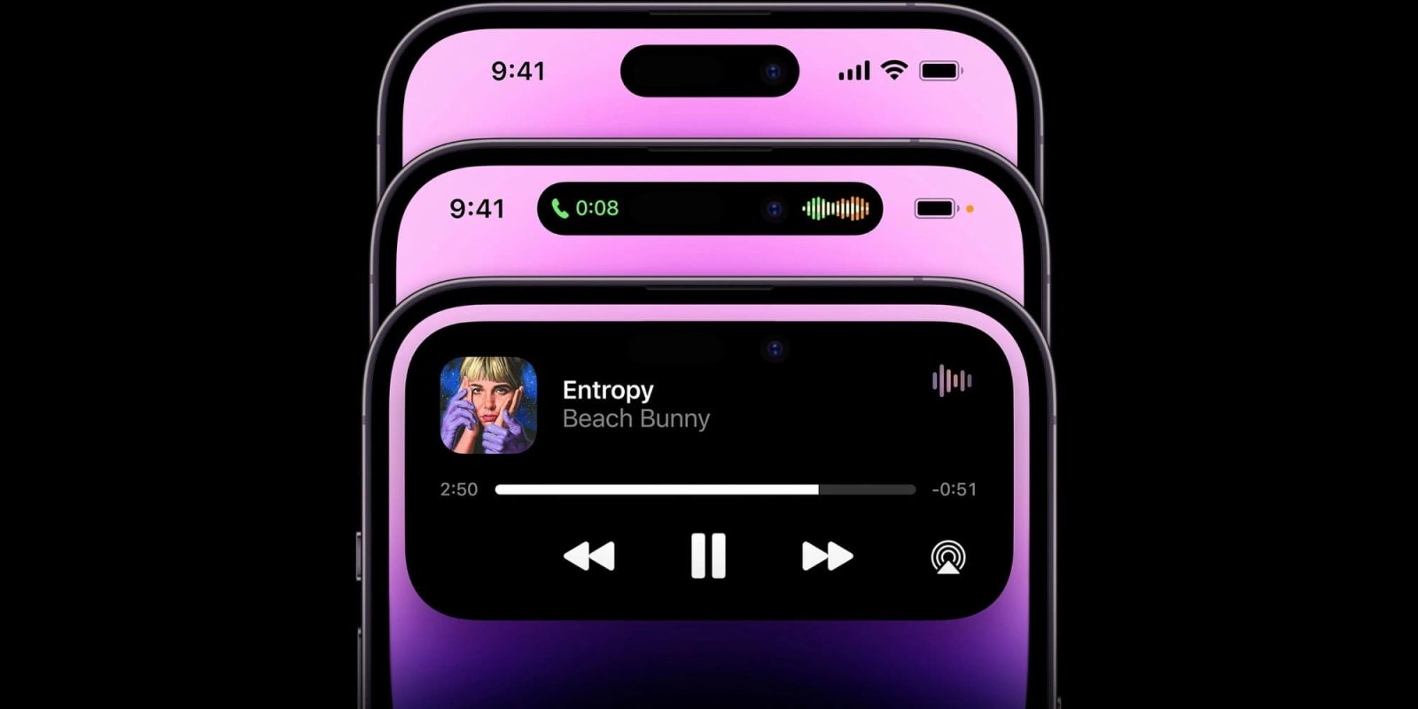 Что такое Dynamic Island в iPhone и зачем нужна эта технология. Технология появилась еще в iPhone 14 Pro. Изображение: 9to5mac.com. Фото.