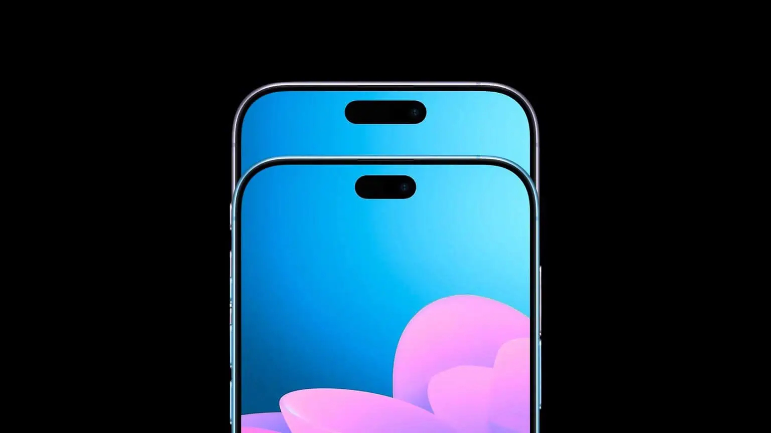 Почему Dynamic Island в iPhone 18 Pro станет меньше. Вот так будет выглядеть вырез на фоне текущих айфонов. Изображение: macobserver.com. Фото.