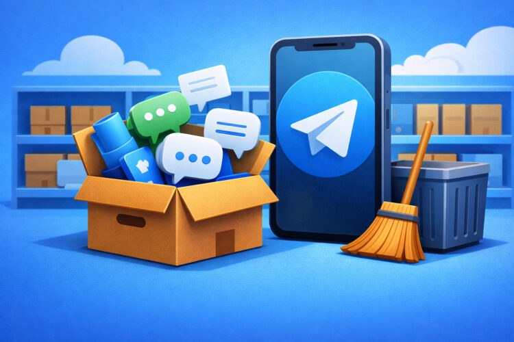 Как в Telegram добавить или вернуть чат из архива. Проводим уборку в диалогах. Как в Telegram добавить или вернуть чат из архива. Проводим уборку в диалогах. Фото.