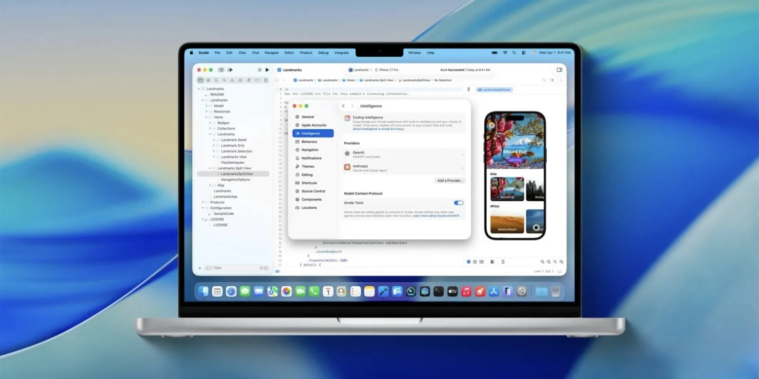 Заменит ли ИИ программистов — что показывает история с Apple. Apple месяц назад встроила ИИ в Xcode, чтобы упростить работу. Изображение: 9to5mac.com. Фото.