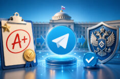 Как получить отметку А+ и зарегистрировать Телеграм-канал в РКН. Фото.