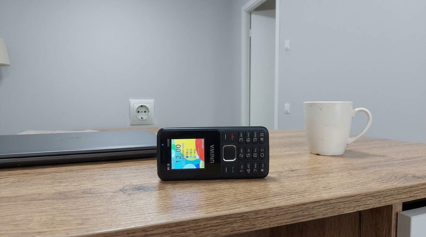 Кнопочный телефон на четыре SIM-карты — держу как замену Айфону. Четыре SIM-карты, заряд на неделю и никаких отвлекающих уведомлений. Фото.