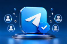 Как получить синюю галочку в Телеграме. Фото.