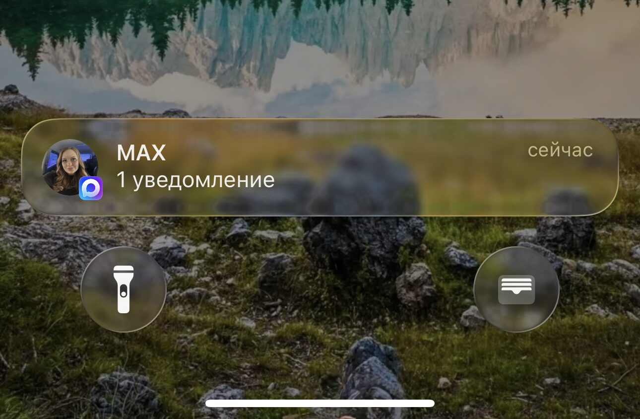 Почему уведомления сохраняют текст переписки. На iPhone есть специальная настройка, которая скрывает текст уведомления, вот она не была включена. Фото.