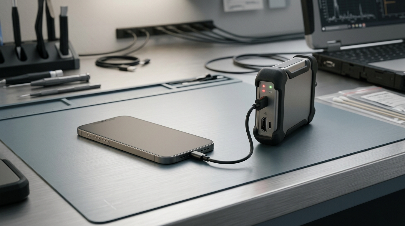 Криминалистическое оборудование для извлечения данных с iPhone