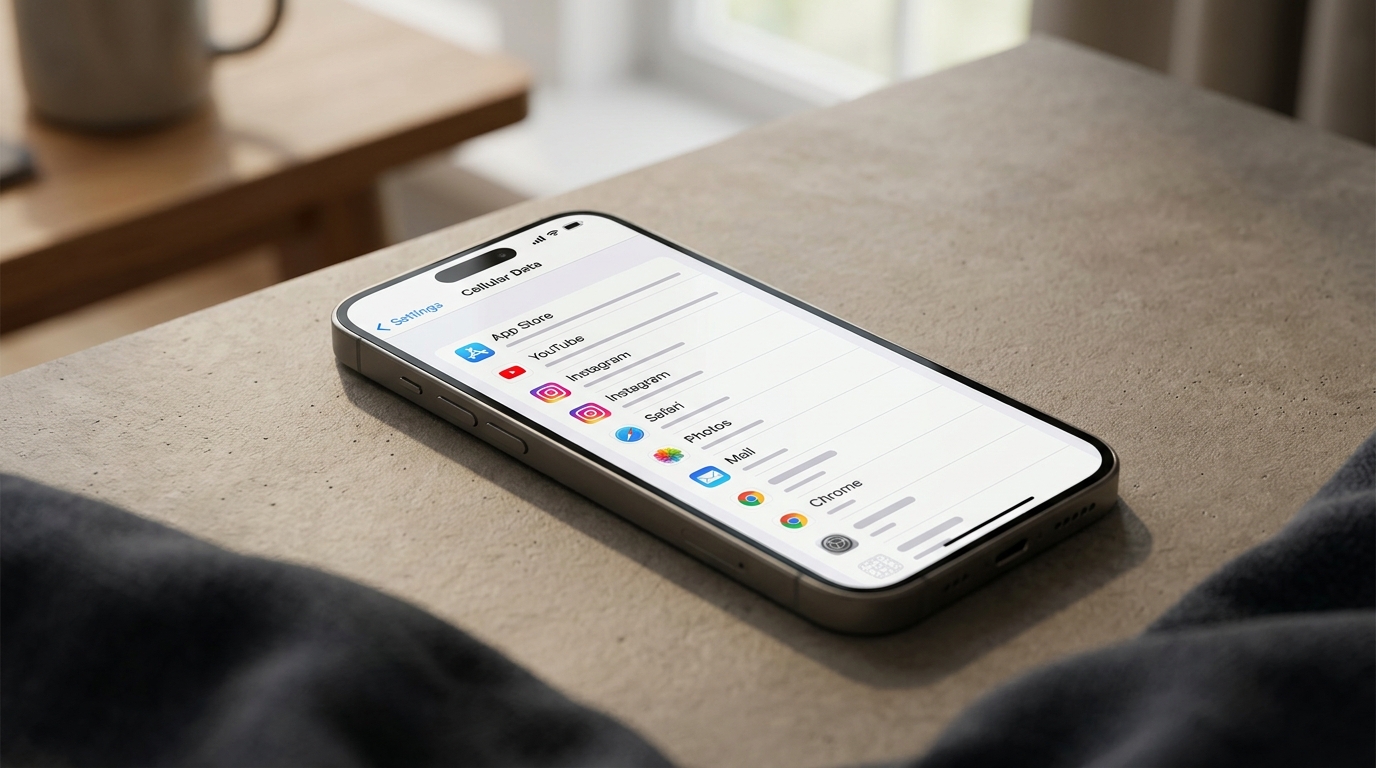 В настройках iPhone можно отследить, какие приложения больше всего расходуют мобильный трафик
