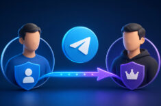 Как добавить администратора и передать права владельца на канал или группу в Телеграме. Фото.