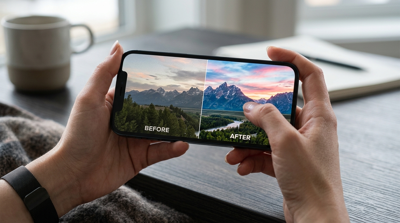 Enhance обещает разово править свет и цвет, но детали Apple пока не раскрывает