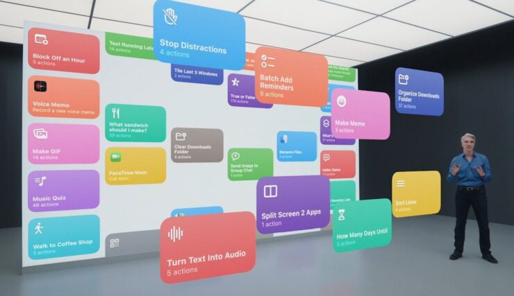 Новая функция iOS 27: быстрые команды на iPhone можно будет создавать голосом с помощью ИИ. Фото.