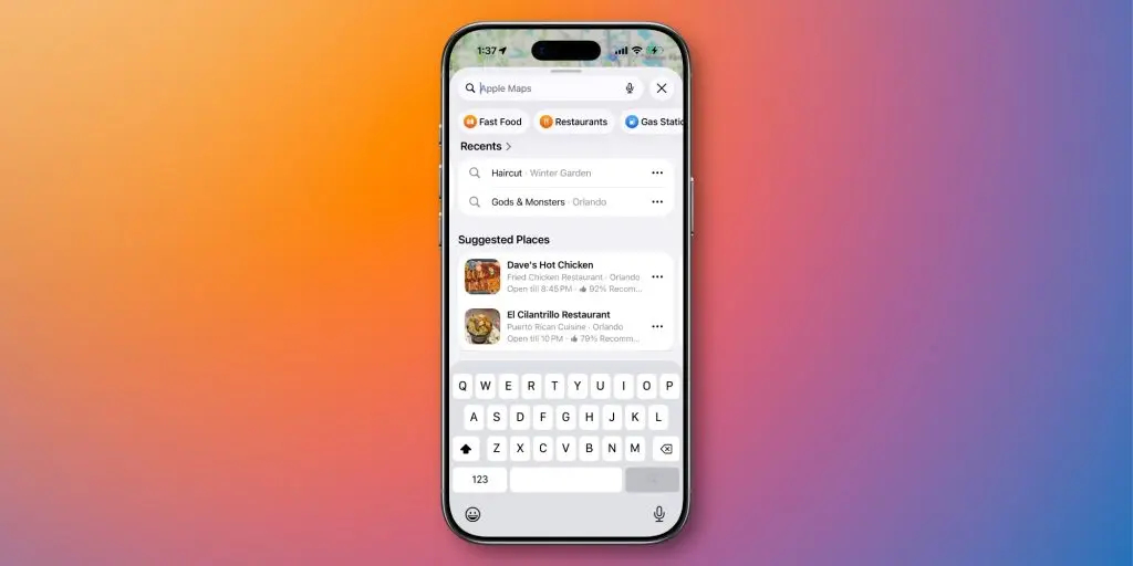 Что нового появится в iOS 26.5. Карты будут предлагать интересные места, но не в России. Изображение: 9to5mac.com. Фото.