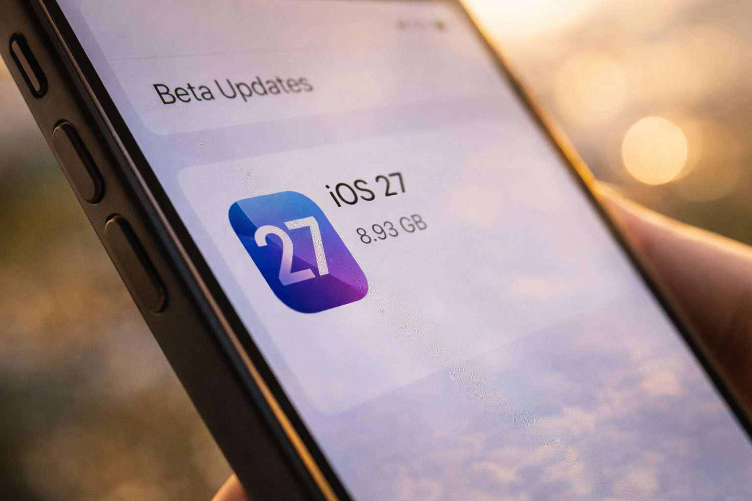 Стоит ли устанавливать бета-версию iOS 27. Уже в июне iOS 27 смогут попробовать разработчики. Фото.