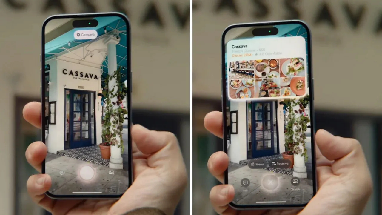 Функции Visual Intelligence, которые сохранятся в iOS 27. Apple не собирается полностью убирать Visual Intelligence из iPhone, просто сделает его удобнее. Фото.