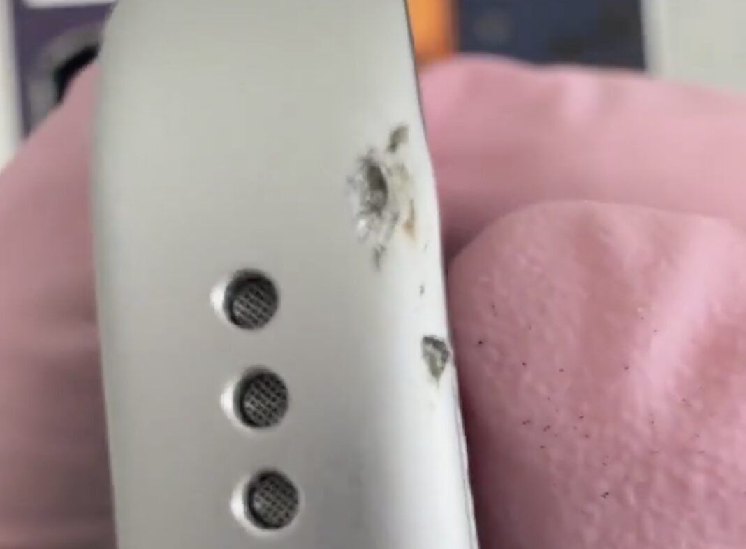 Алюминий в iPhone 17 Pro Max: как восстановить после повреждения. Есть вот такая вмятина. Фото.